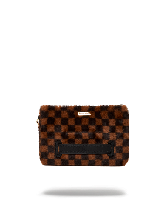 Sprayground FURRR SHARKS IN PARIS CROSSOVER CLUTCH