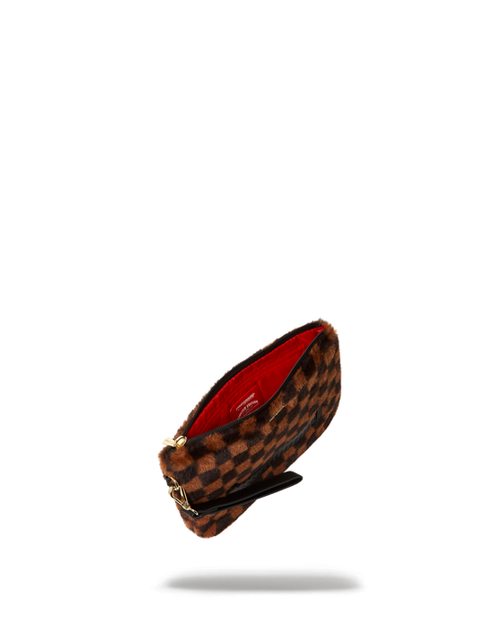 Sprayground FURRR SHARKS IN PARIS CROSSOVER CLUTCH