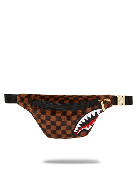 sprayground FURRR SHARKS IN PARIS SAVVY CROSSBODY