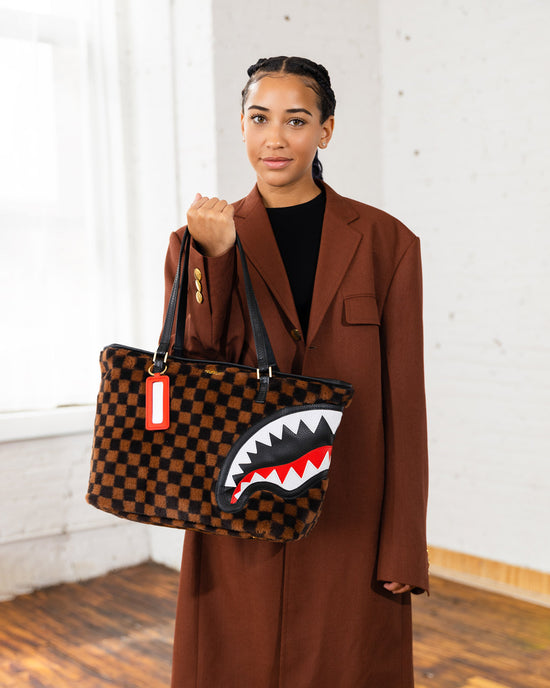 Sprayground FURRR SHARKS IN PARIS TOTE