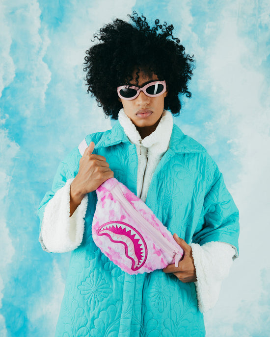 Sprayground FURRROCIOUS IN PINK SAVVY CROSSBODY