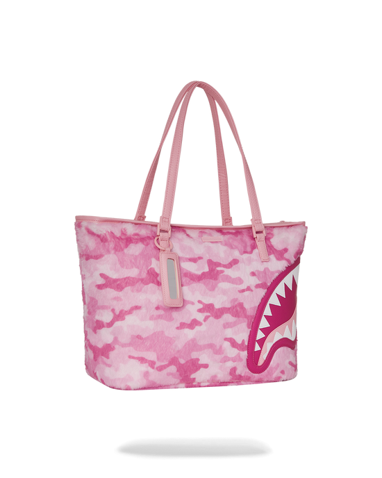 Sprayground FURRROCIOUS IN PINK TOTE
