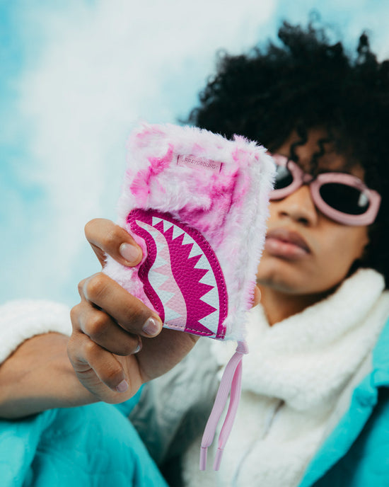 Sprayground FURRROCIOUS IN PINK WALLET