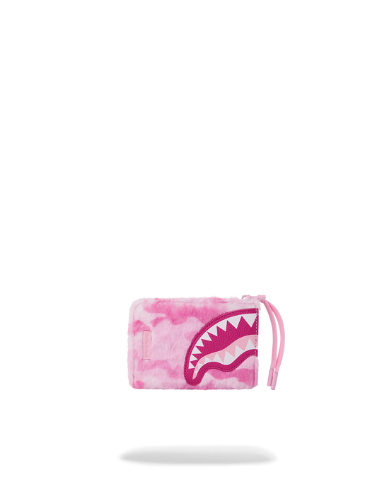 sprayground FURRROCIOUS IN PINK WALLET