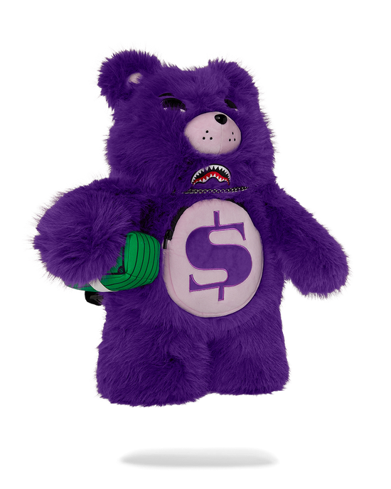Sprayground FURZILLA SHARK (PURP) MONEYBEAR BACKPACK