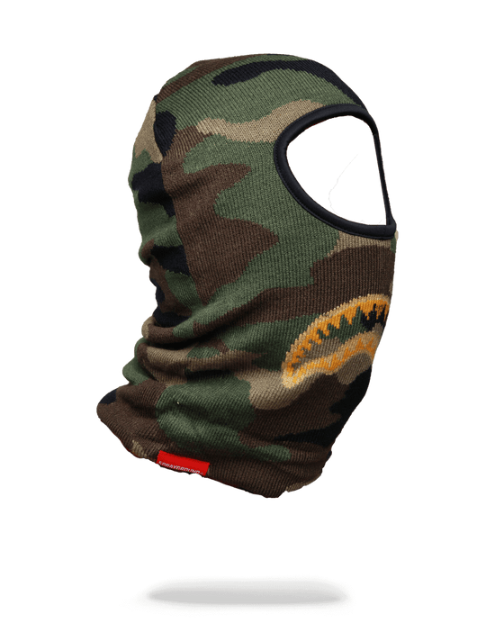 Sprayground GOLD KNIT SHARK MOUTH SKI MASK