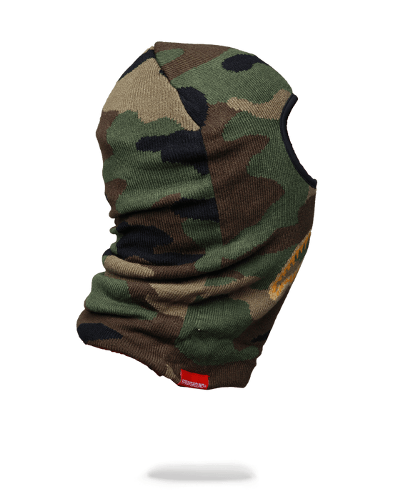 Sprayground GOLD KNIT SHARK MOUTH SKI MASK