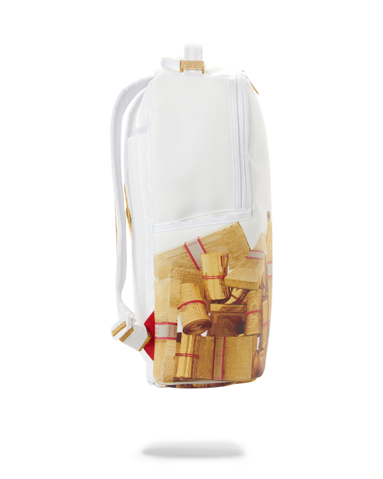 Sprayground GOLD MONEY BRICKS DLXV BACKPACK