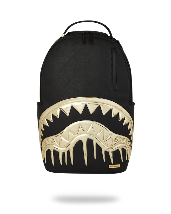 sprayground GOLDHEART SHARK DRIP BACKPACK