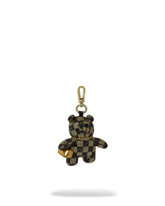 Sprayground GOLDHEART SHARK DRIP BEAR CUB KEYCHAIN