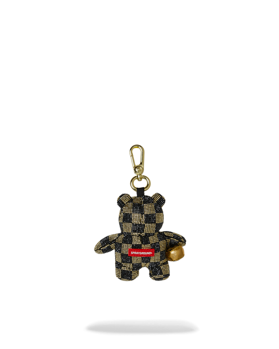 Sprayground GOLDHEART SHARK DRIP BEAR CUB KEYCHAIN