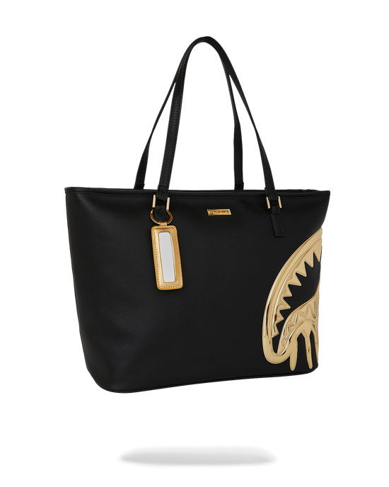 Sprayground GOLDHEART SHARK DRIP TOTE