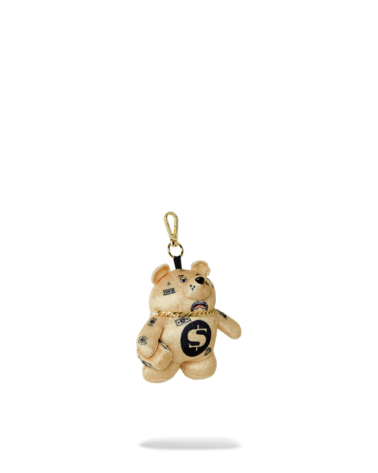 Sprayground GOLDRUSH BEAR KEYCHAIN