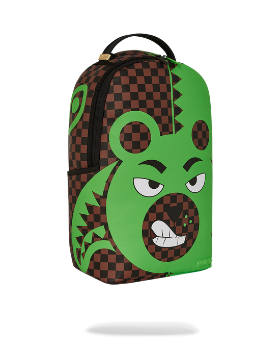 Sprayground GREEN MONEY BEAR DLXSV BACKPACK