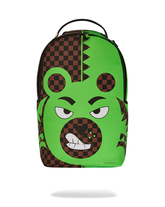 sprayground GREEN MONEY BEAR DLXSV BACKPACK