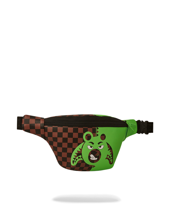 Sprayground GREEN MONEY BEAR SAVVY CROSSBODY