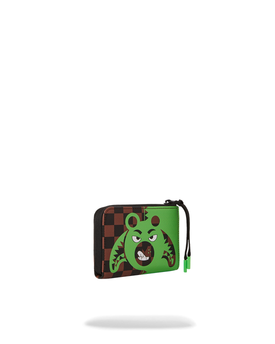 Sprayground GREEN MONEY BEAR WALLET
