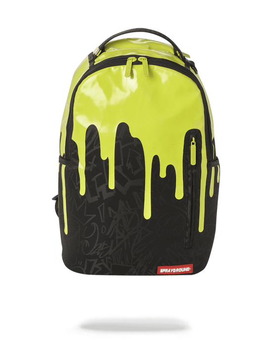 sprayground GREEN NEON DRIP BACKPACK (ONE OF ONE)