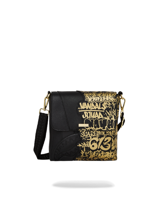 sprayground HALF GRAFF GLIDE MESSENGER BAG