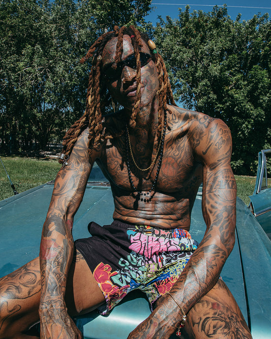 Sprayground HALF GRAFF SHOTO SWIM TRUNKS