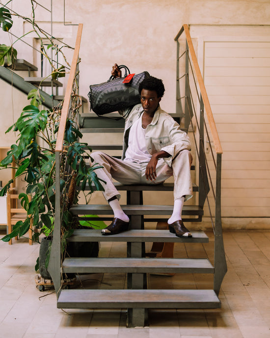 Sprayground HANGOVER DRIP CHECK DUFFLE