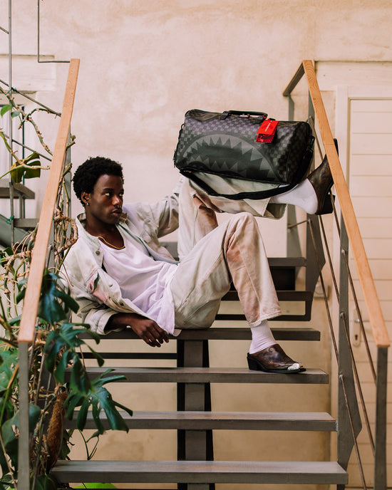 Sprayground HANGOVER DRIP CHECK DUFFLE