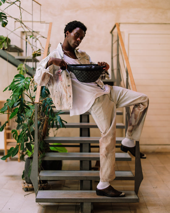 Sprayground HANGOVER DRIP CHECK SAVVY CROSSBODY