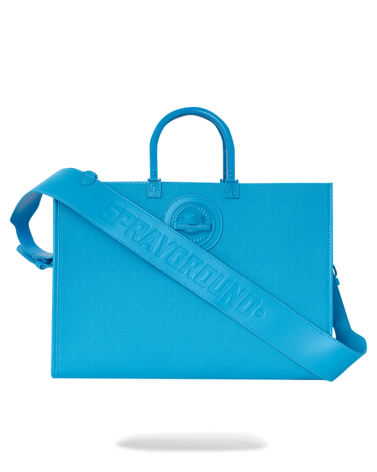 sprayground HEAVY METAL SHARK BLUE TORTUGA TOTE