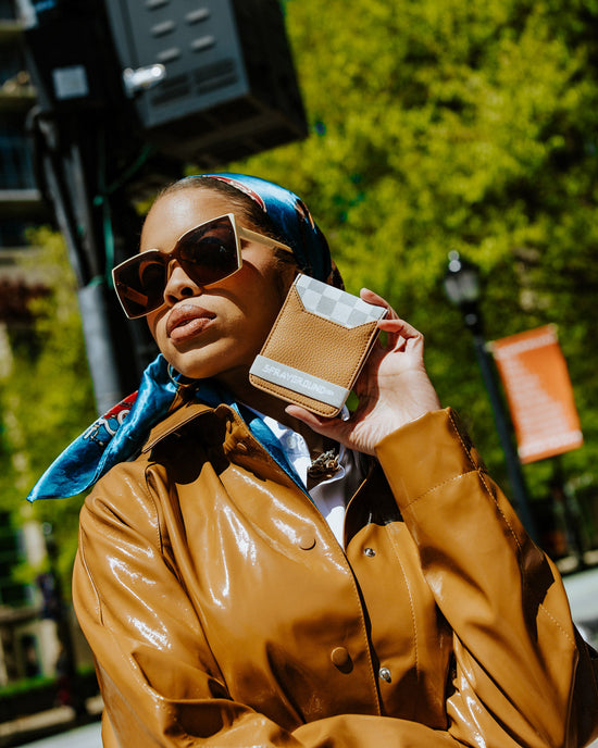 Sprayground HENNY LATTE ELASTIC BI-FOLD WALLET