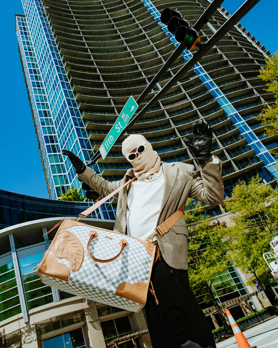 Sprayground HENNY LATTE PYRAMID DUFFLE