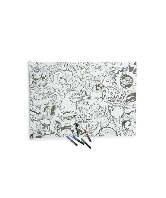 Sprayground SPRAYGROUND HUGE COLORING POSTER 39"x27" & MARKERS INCLUDED