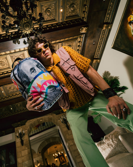 Sprayground I PAINT ON MONEY DLXSR BACKPACK