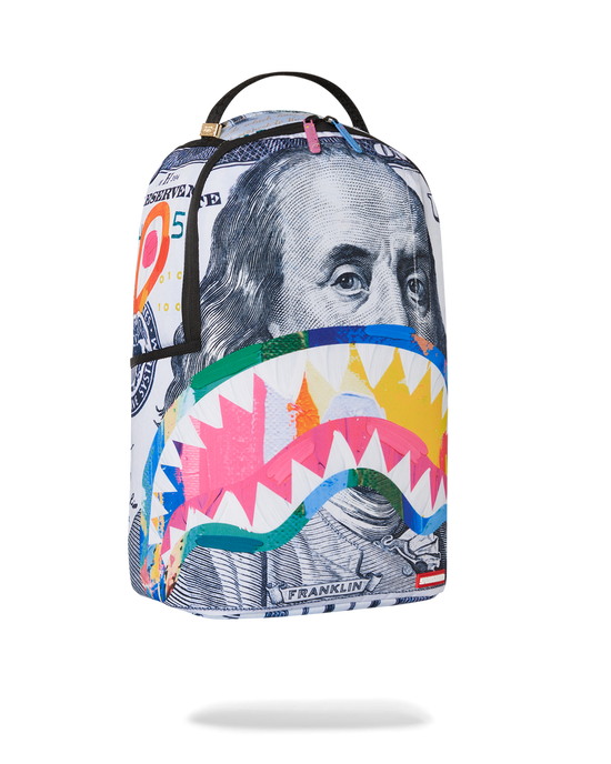 Sprayground I PAINT ON MONEY DLXSR BACKPACK