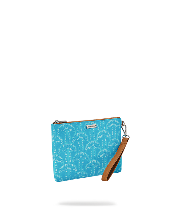 Sprayground ILLUCHAINS TURQ CROSSOVER CLUTCH