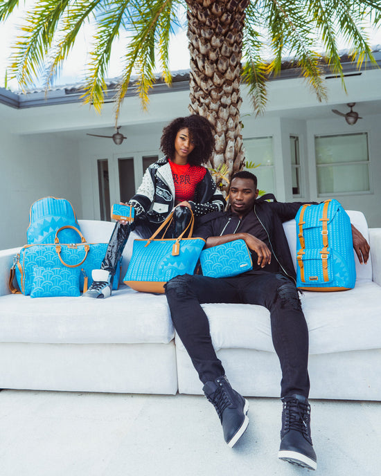 Sprayground ILLUCHAINS TURQ TOILETRY BAG