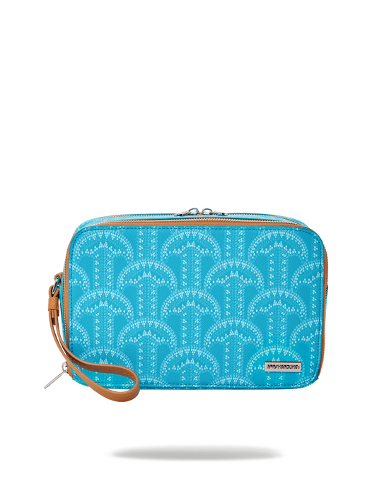 sprayground ILLUCHAINS TURQ TOILETRY BAG
