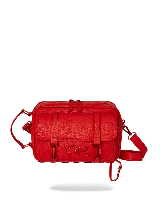 sprayground JAMES FIRST CLASS RUBY RED CROSSBODY