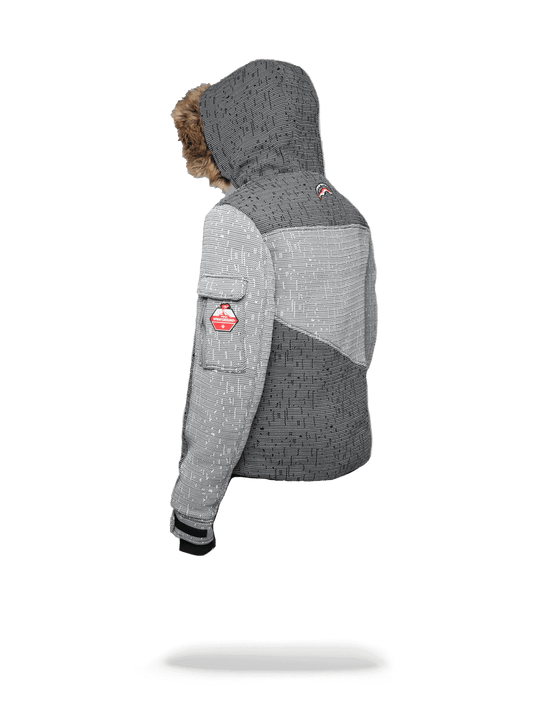Sprayground JAPAN STRIPE KNIT CHOPPER JACKET