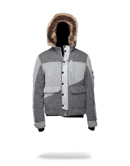 sprayground JAPAN STRIPE KNIT CHOPPER JACKET