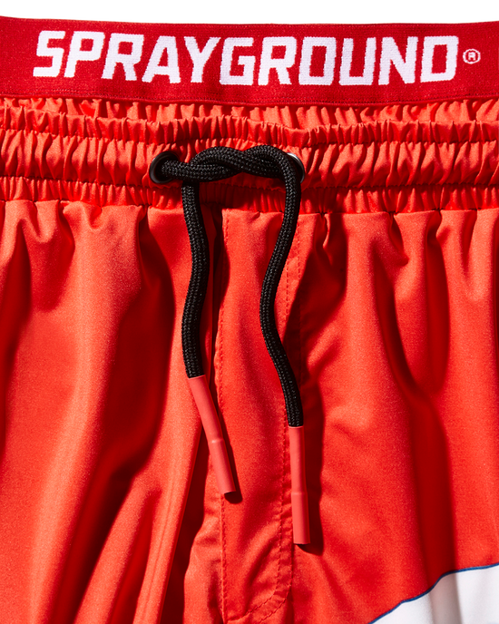 Sprayground JAPAN WAVE CORTO SWIM TRUNKS (RED)