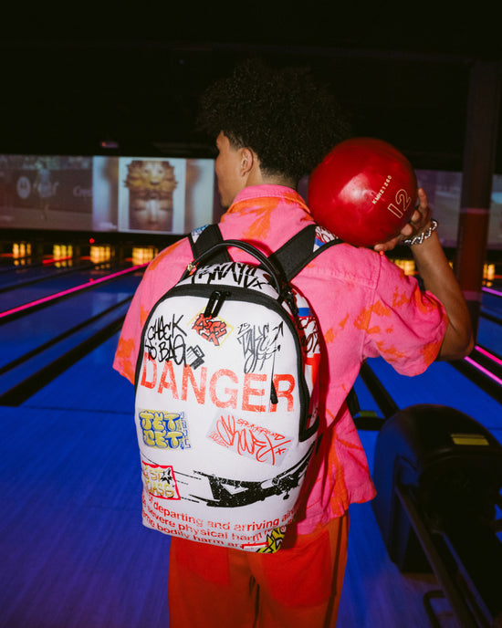 Sprayground JETBLAST SIGN ON THE RUNWAY BACKPACK