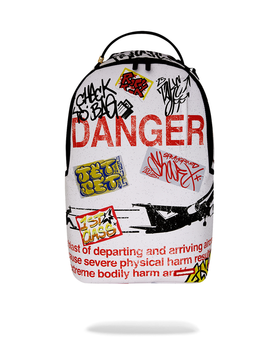 sprayground JETBLAST SIGN ON THE RUNWAY BACKPACK