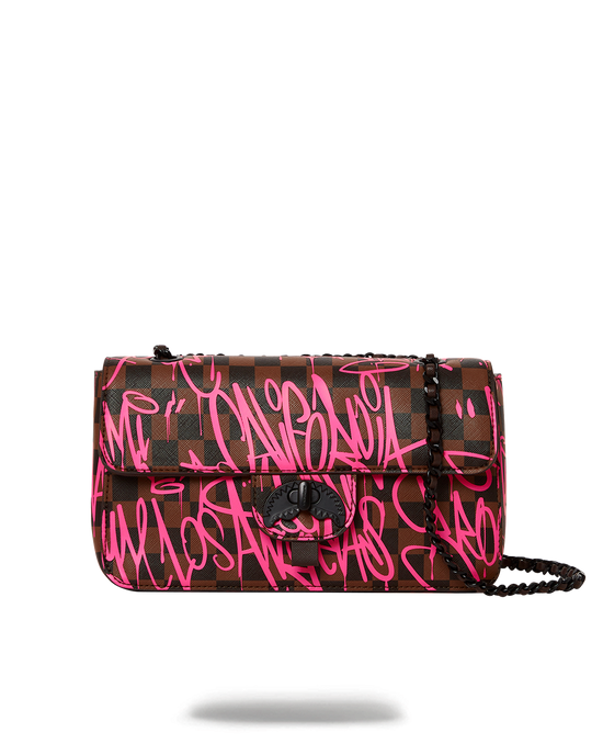 sprayground JETGRAPHIX SHARKCHAIN HANDBAG
