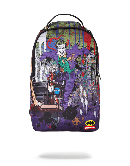 sprayground JOKER MURAL BY HARLEY QUINN