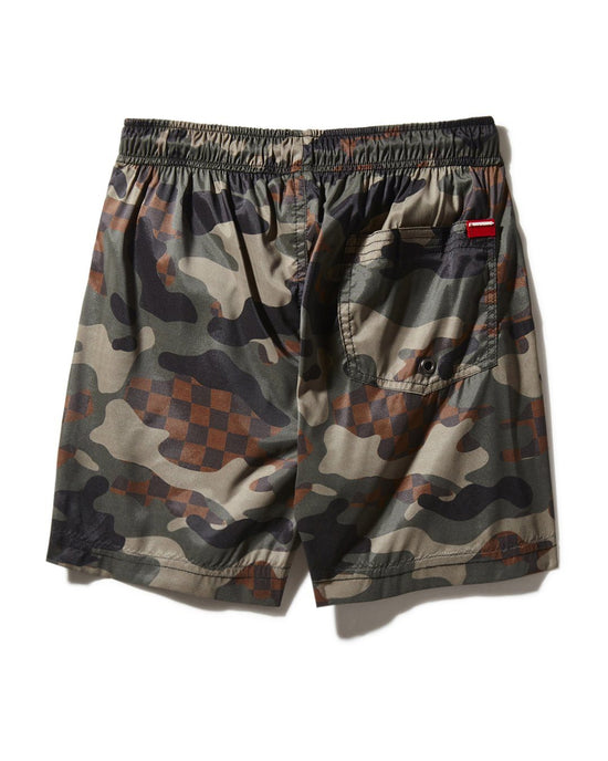 Sprayground KIDS CAMO CHECKERED SWIM TRUNKS