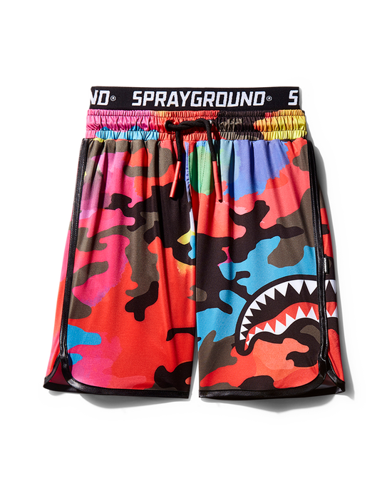 sprayground KIDS CAMOBURST SWIM TRUNKS