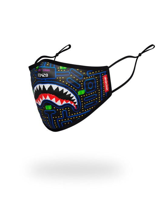 Sprayground KIDS FORM FITTING MASK: ARCADE SHARK