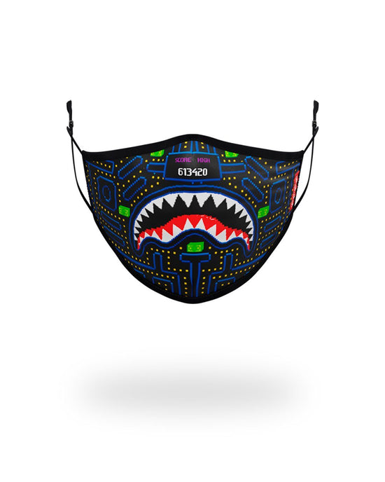 sprayground KIDS FORM FITTING MASK: ARCADE SHARK