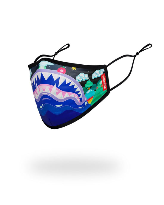 Sprayground KIDS FORM FITTING MASK: ASTRO BUBBLE