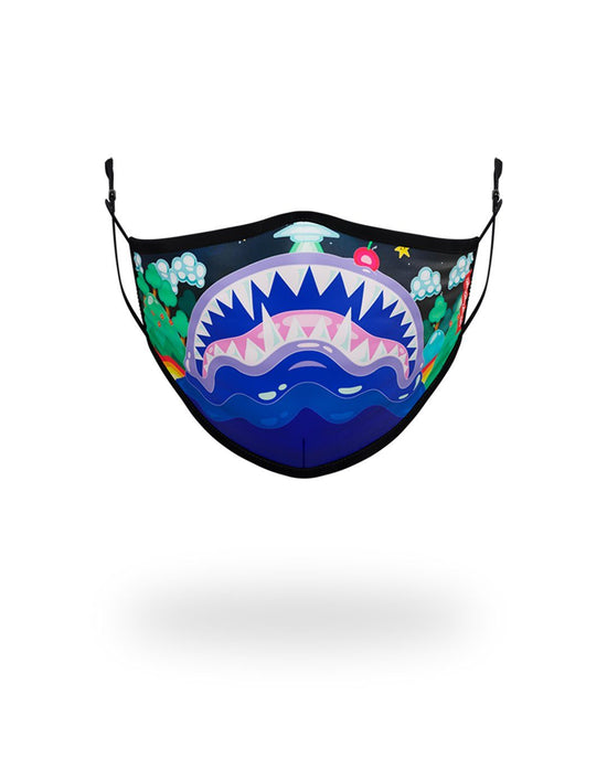 sprayground KIDS FORM FITTING MASK: ASTRO BUBBLE